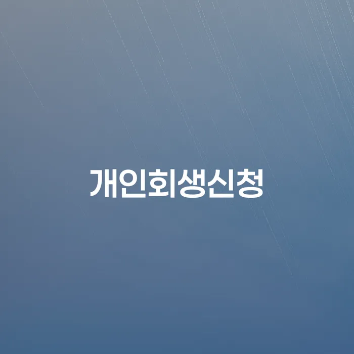 개인파산기간 빚갚는 방법 진행방안