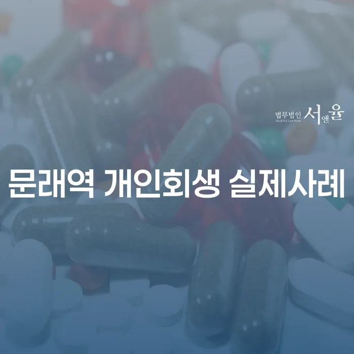 문래역 개인회생 실제사례