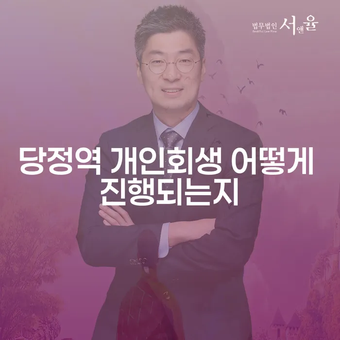 당정역 개인회생 어떻게 진행되는지