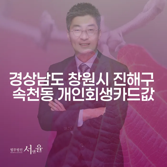 경상남도 창원시 진해구 속천동에서 개인회생 카드값 조정이 가능할까요?